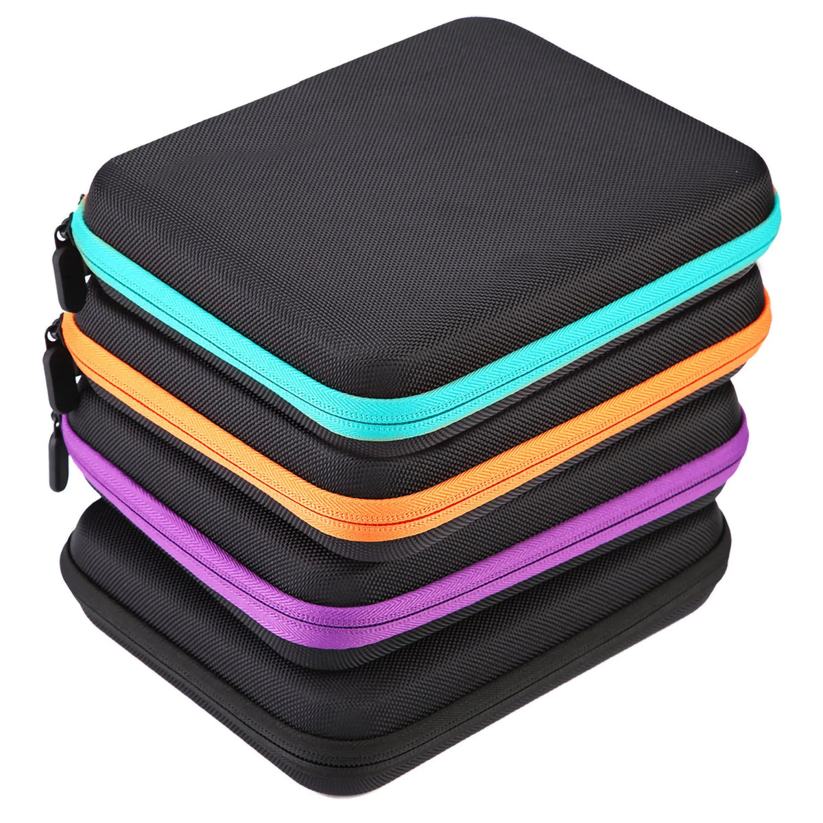 Organisateur huiles essentielles 63 emplacements vue de dessus