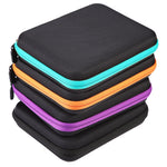 Organisateur huiles essentielles 63 emplacements vue de dessus