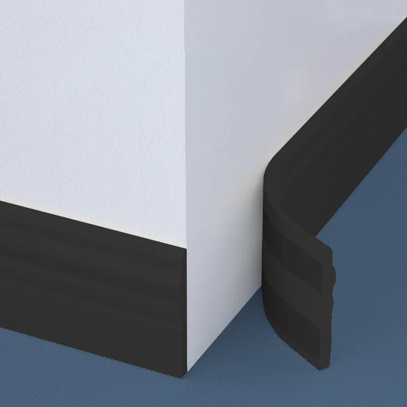 plinthe auto adhésive protection murale 6m noir beige gris classique résistante pvc