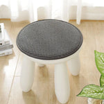 coussin tabouret rond doux mousse pu antiderapant solide multicolore adultes