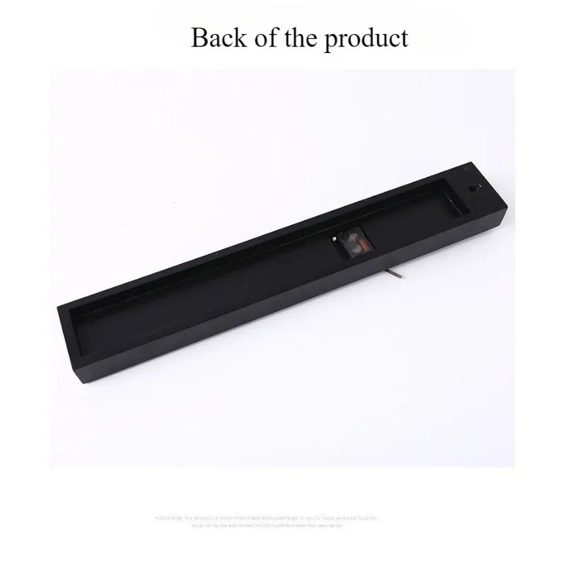 horloge murale moderne minimaliste aiguille numérique résine bambou noir doré