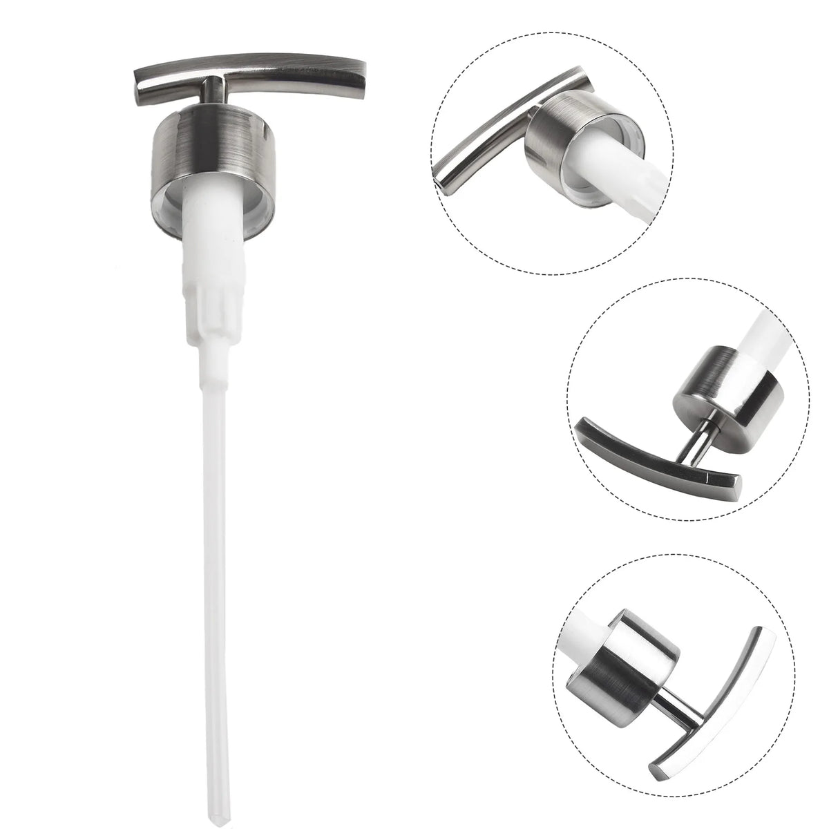 pommeau distributeur savon liquide acier inoxydable or noir argent chrome moderne fixation
