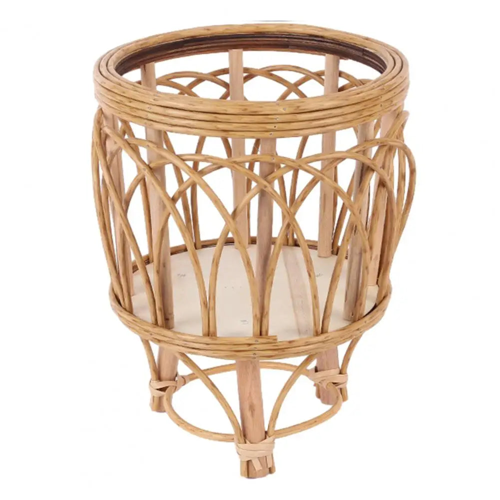 pots plante naturel blanc corde tressée bois rustique boho chic plastique transparentintérieurextérieurbalcon