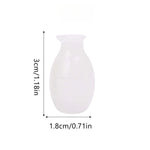 mini vase verre transparent décoration moderne petit pot fleurs micro paysage intérieur