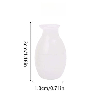 mini vase verre transparent décoration moderne petit pot fleurs micro paysage intérieur