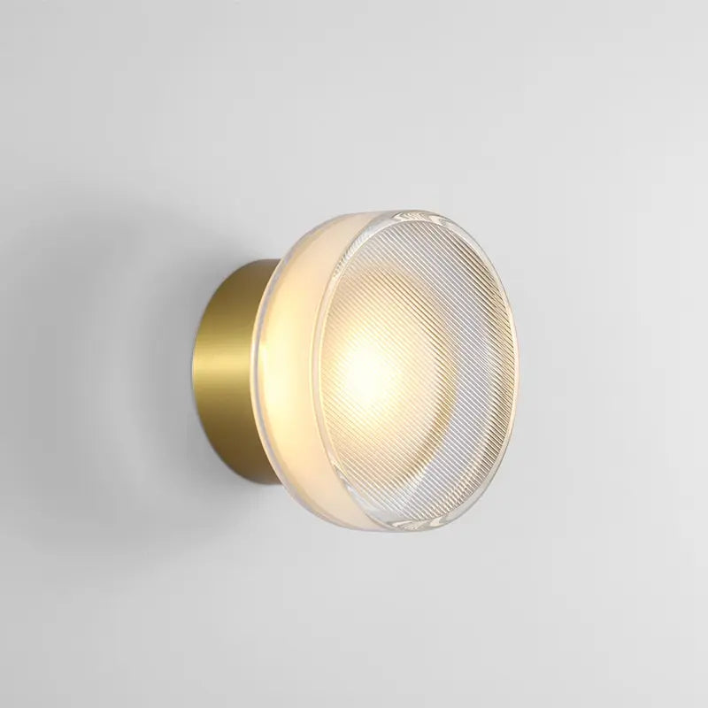 lampe murale moderne led noir doré blanc translucide rayures finies minimaliste