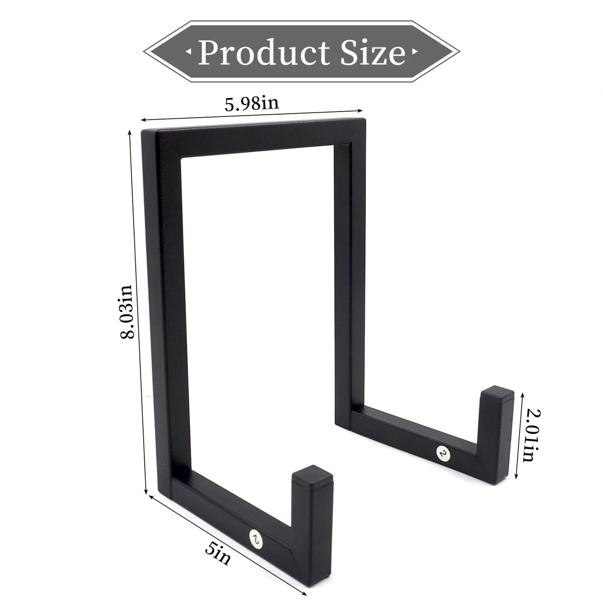 présentoir disques vinyles métal noir rangement minimaliste support cadre photo industrielle structure ouverte extensions