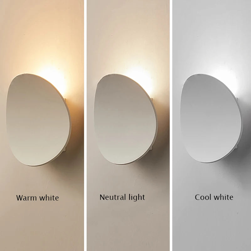 lampe murale moderne led blanc acier aluminium éclairage extérieur ip65 fixations garage porte