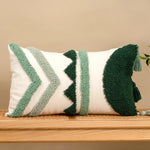 housse coussin bohème géométrique franges polyester 45x45cm 30x50cm décoration salon chambre voiture