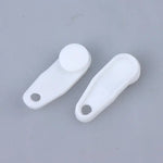 clips fermeture blancs modernes accessoire rideau durable polyester 50 pièces facile utilisation