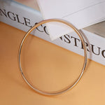 bracelets métal doré lisses minimalistes pack 100 unités opaques métal doré
