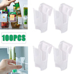 porte bouteilles adhésifs transparents modernes boîte rangement cuisine imperméable pvc