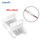 connecteurs led ruban adhésif moderne broches 10mm blanc opaques 5a 24v ws2812b rgb