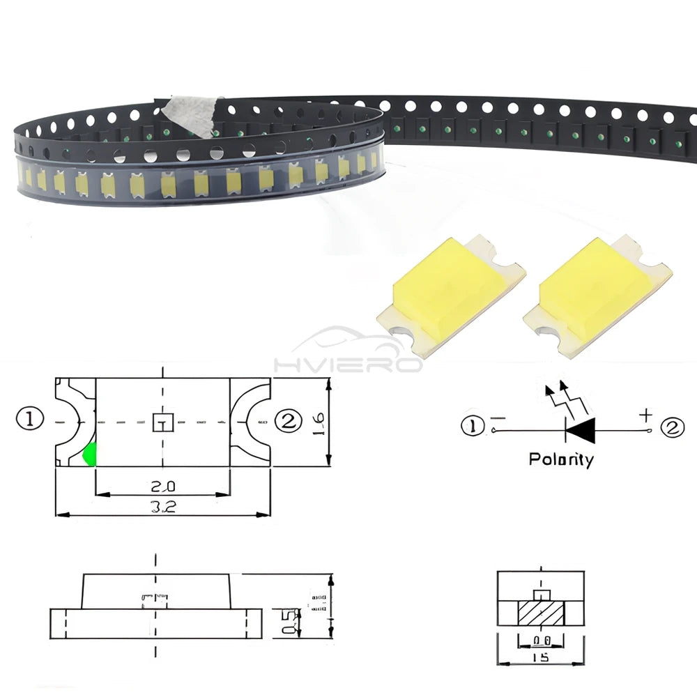 Diodes led super brillantes jaune vert bleu rose violet blanc rouge modernes décoration atmosphère