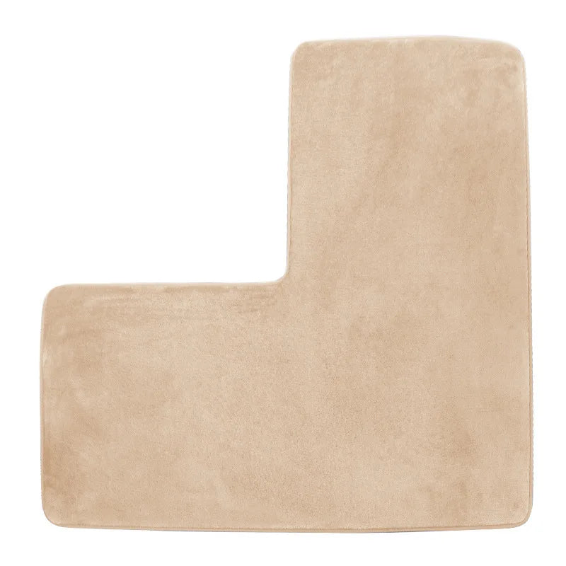 tapis bain doux moderne beige sapphire blue coffee grey lake blue mousse mémoire forme