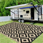 Tapis antidérapant pour balcon motif rayé