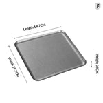 assiettes modernes gris métallisé mat opaques set repas fourchette couteau fruits légumes