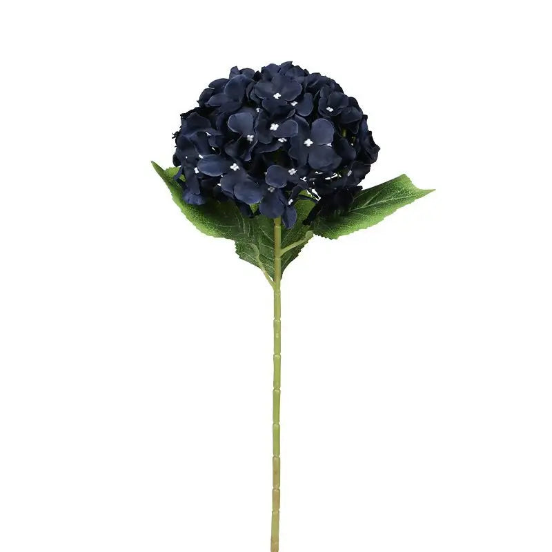 décoration intérieure bouquet artificiel hortensia classique bleu blanc rose vert élégant transparent