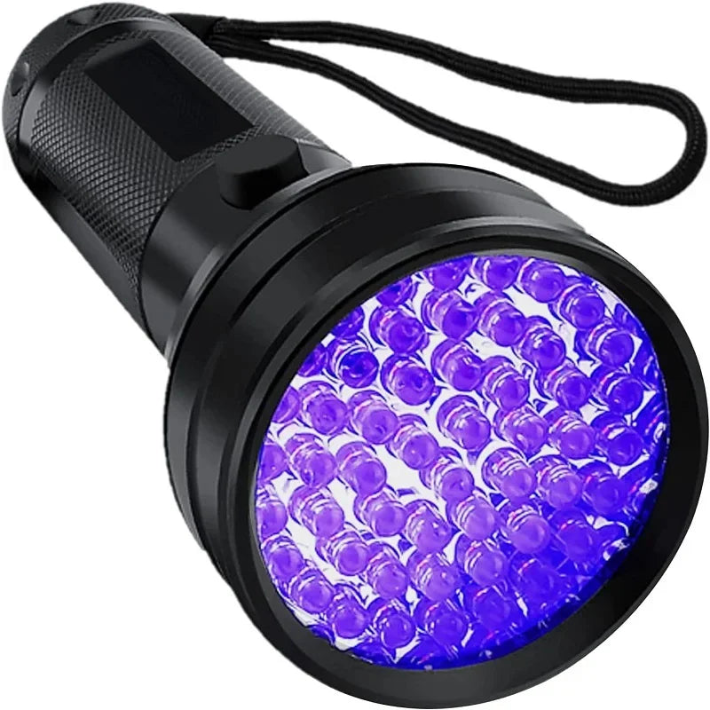 lampe poche uv led 1000 lumens 10w intense noir inspection scorpion fluorescence violette