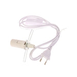 prise courant moderne noire blanche câble clips métalliques abs rond lisse