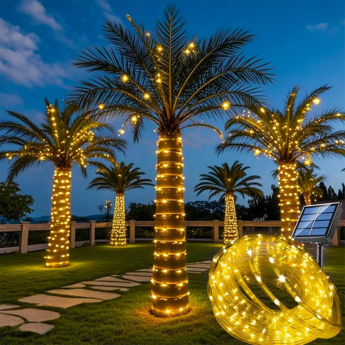 guirlande lumineuse multicolore filée moderne panneau solaire adhésif extérieur led jardin noël festive imperméable