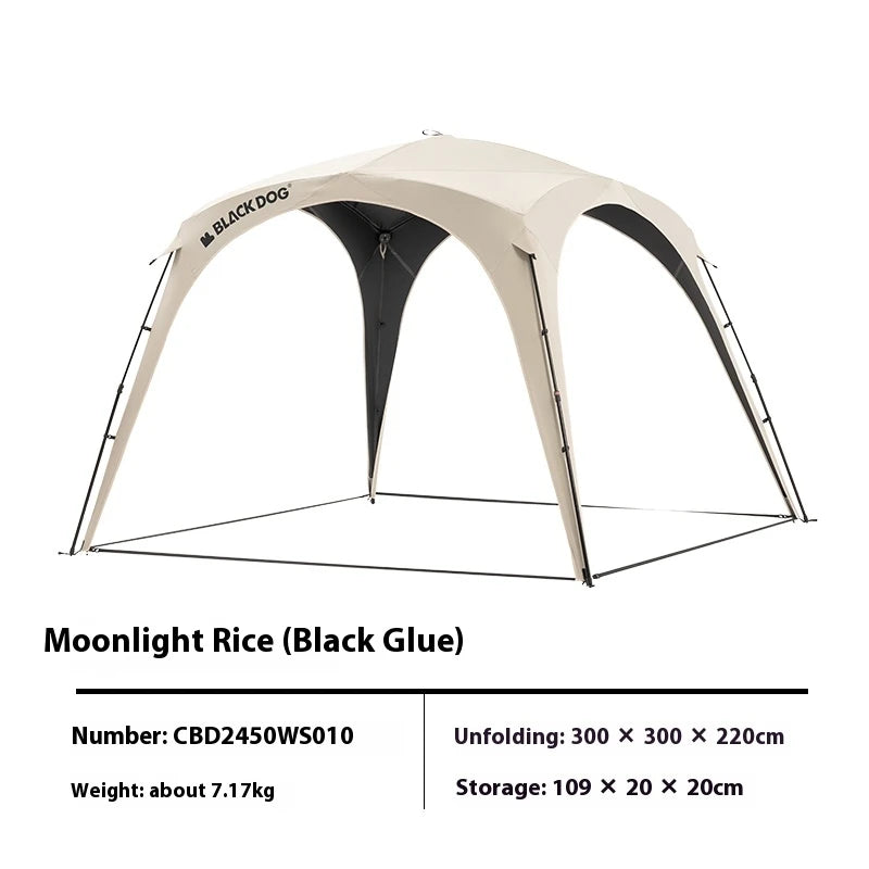 tente camping automatique imperméable grande capacité table chaises pliantes extérieur gris
