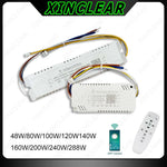 éclairage intelligent driver led 2.4g remote control app 120v 240v 12w 240w blanc moderne