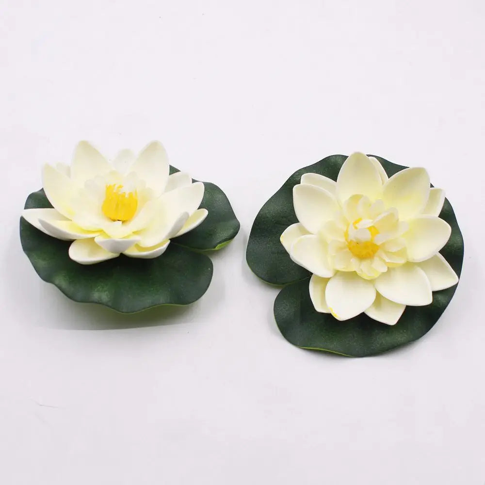 fleur artificielle flottante verte jaune rose blanche moderne mariage décoration intérieure ornement maison