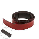 bande seuil caoutchouc rouge imitation bois adhésive sols moderne 200x4cm
