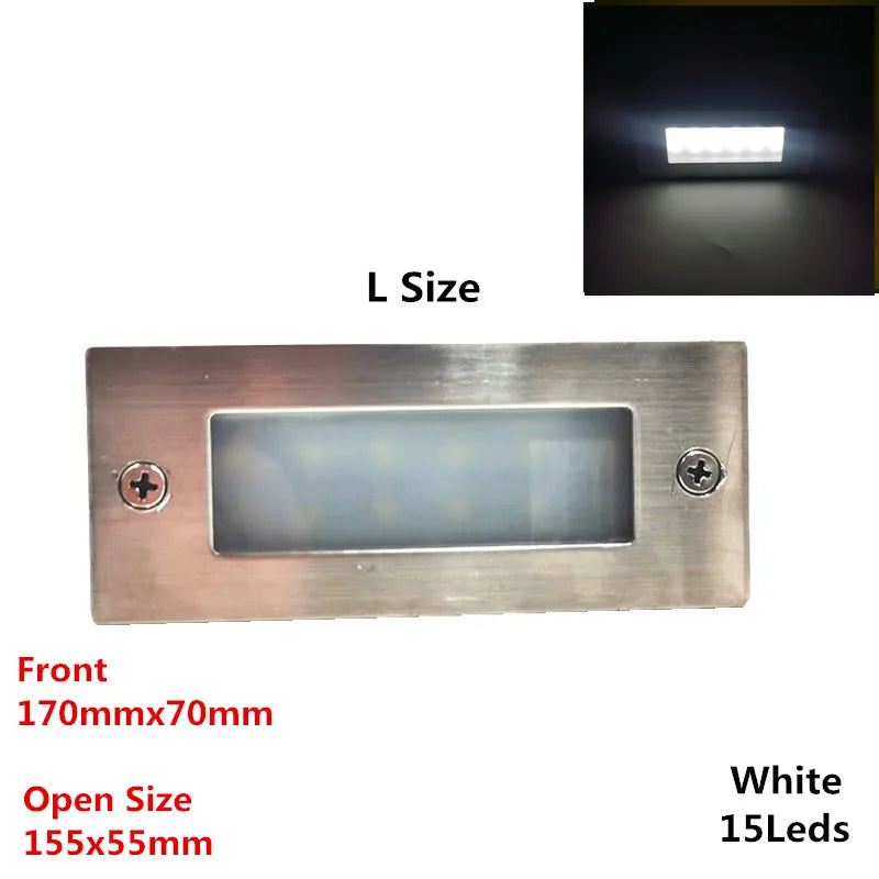 lampe sol argenté bleu rayures horizontales moderne résistante l'eau 110 240V LED 75mm