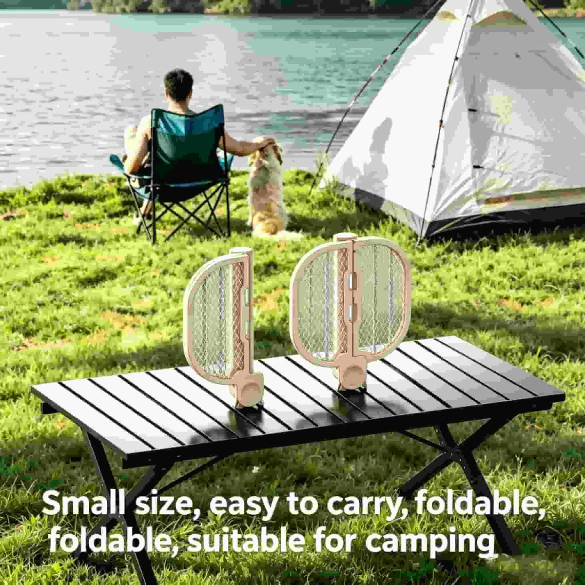 raquette électrique anti moustiques rechargeable pliable uv led moderne portable support mural
