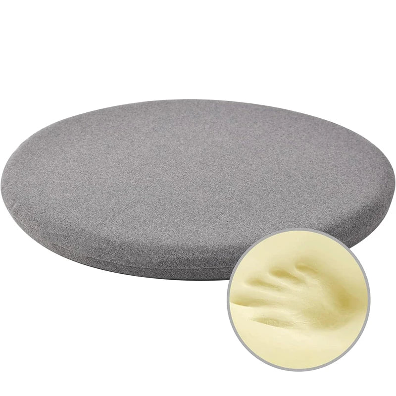 coussin chaise mémoire forme mousse anti décubitus polyester coton gris beige moderne