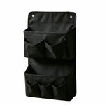 sac rangement mural noir gris clips modernes brosse flacon lotion crème