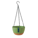 pots suspendus modernes plastique noir vert beige bleu unis opaques crochet
