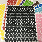 autocollants tête mickey mouse couleur bleu vert rouge rose noir simples chambre enfants decoration