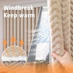 rideau moderne beige gris zigzag opacité anti bruit coupe vent intérieur extérieur 100 polyester