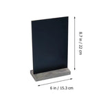 Tableau noir double face avec craie blanche