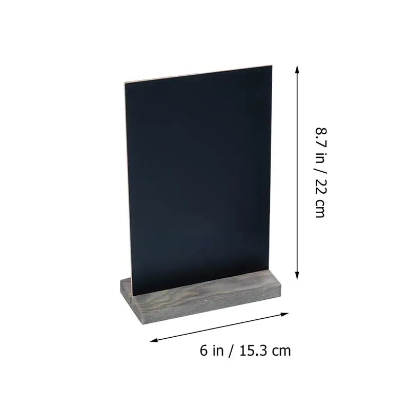 Tableau noir double face avec craie blanche