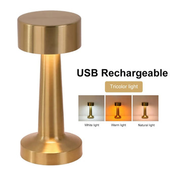 lampe table rechargeable cuivre moderne minimaliste base plate flux lumineux 249 2000 certification rohs