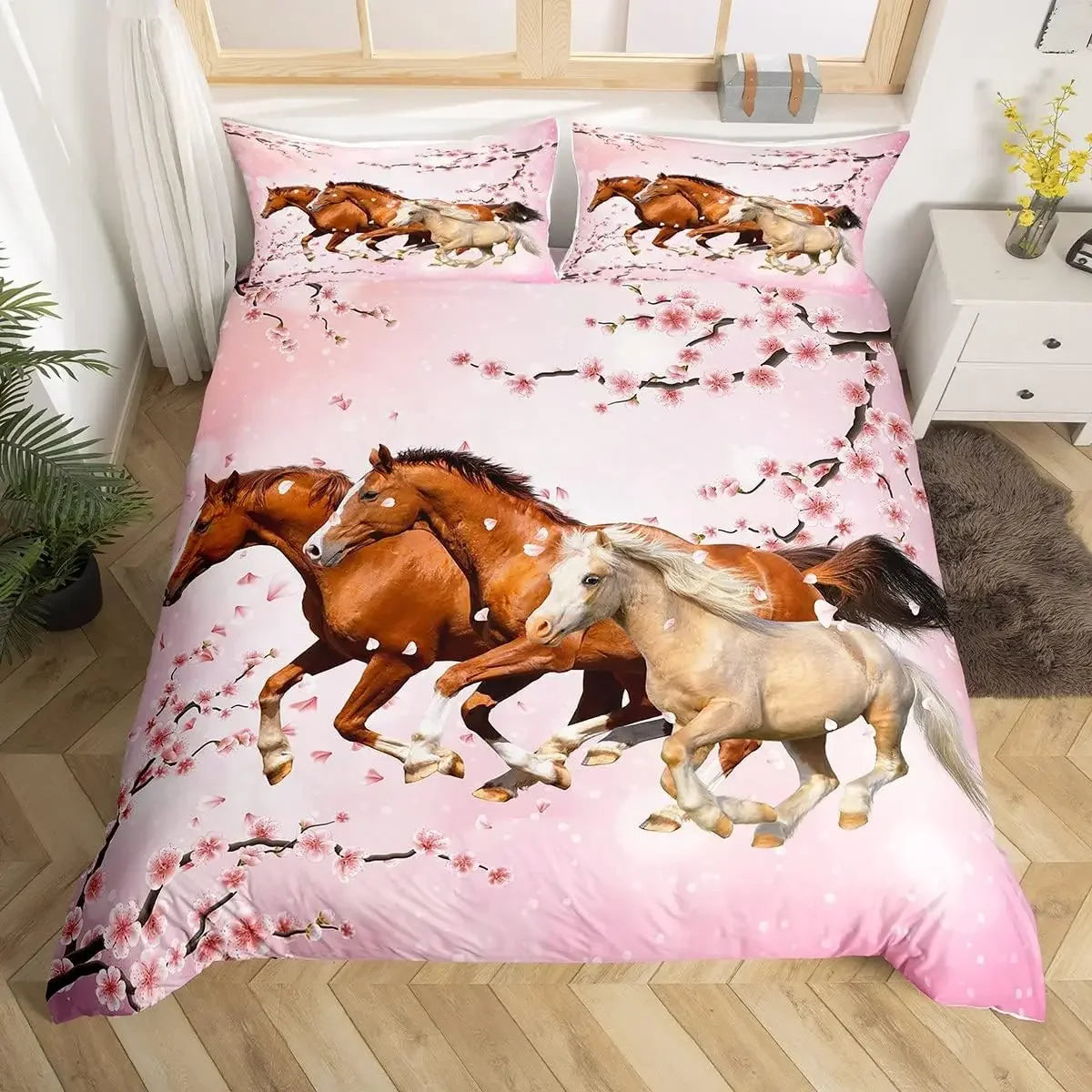 Ensemble housse et taies d'oreiller
