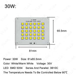 plaque led blanc blanc chaud 10w 20w 30w 50w 100w 150w 200w smd 5054