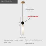 lampe suspendue moderne minimaliste cuivre lumière blanche applique murale plaque fixation chambre salon étudehôtel