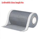 ruban adhésif moustiquaire gris maille fine opacité pratique résistant 12cm 10cm 7cm couteau précisionPATCH