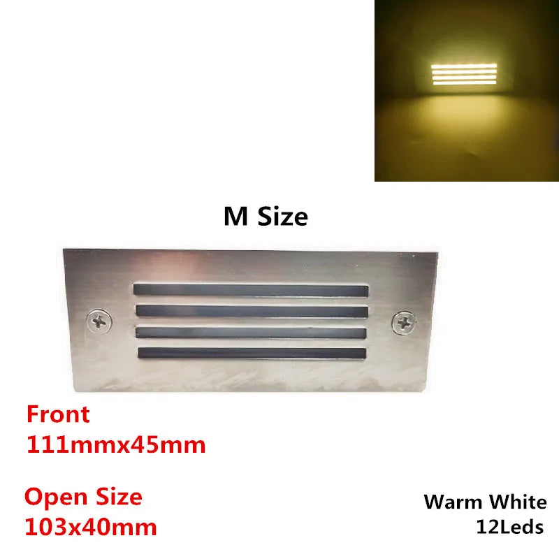 lampe sol argenté bleu rayures horizontales moderne résistante l'eau 110 240V LED 75mm