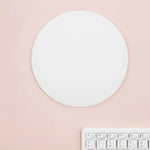 tapis souris blanc moderne 32cm opaque plat sans fixation