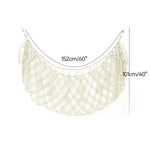 sac rangement multi usages coton bleu violet rose blanc gris maille pompons moderne