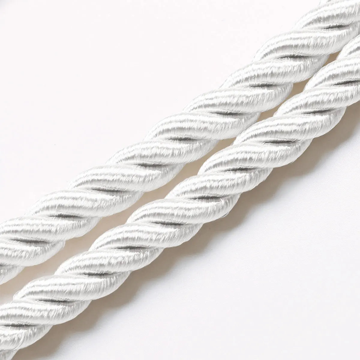 corde torsadée blanc anneaux rideaux ajustables tissés main classique minimaliste wabi sabi