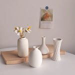 vases céramique blancs minimalistes simples décoratifs hydroponiques fleurs séchées nhà cửa