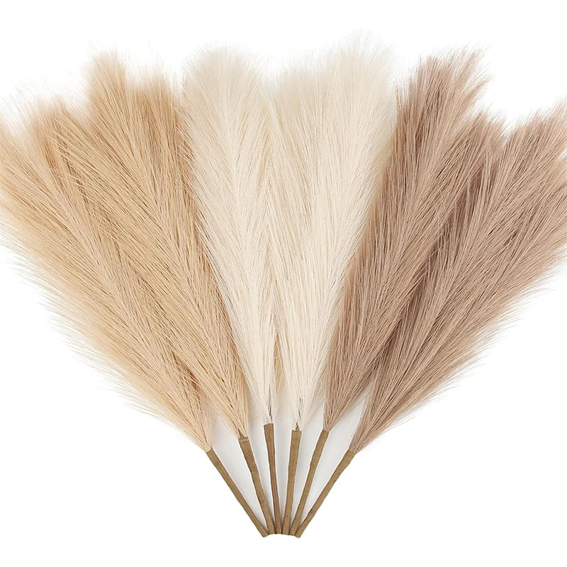 plumes artificielles beige naturel rustique décoration maison mariage anniversaire baby shower intérieur feutrine opaques