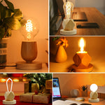 base lampe bois naturel blanc moderne minimaliste fixée E27 câble électrique interrupteur